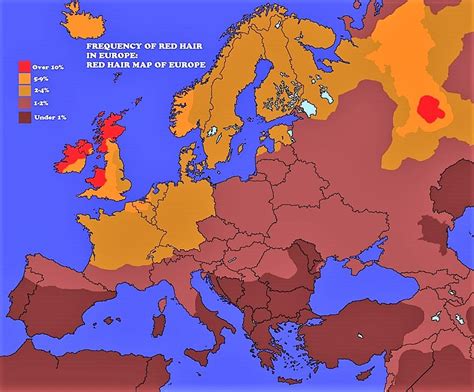 red hair map|where do redheads originate from.